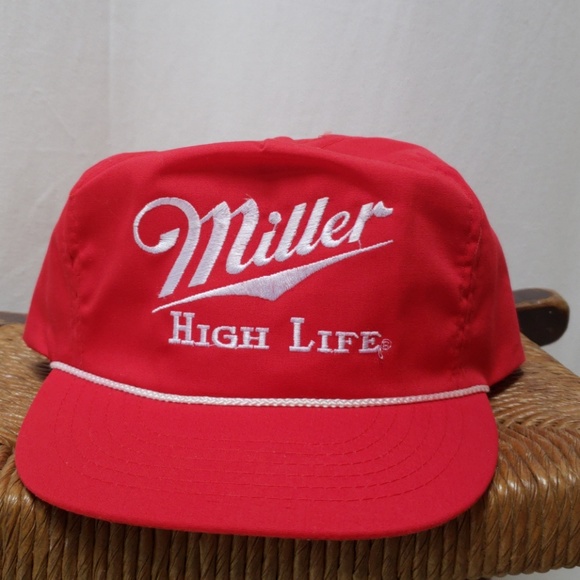 Vintage Other - Vintage Miller High Life Snap Back Hat